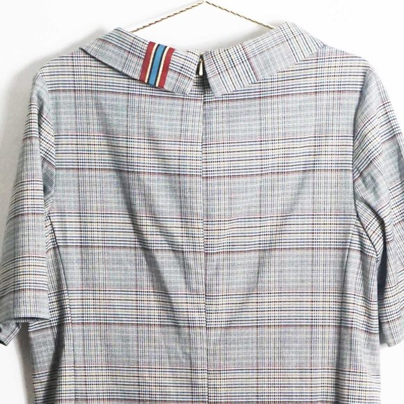 Trina Turk Maleko Shift Dress in Plaid Print 14 - Picture 6 of 6